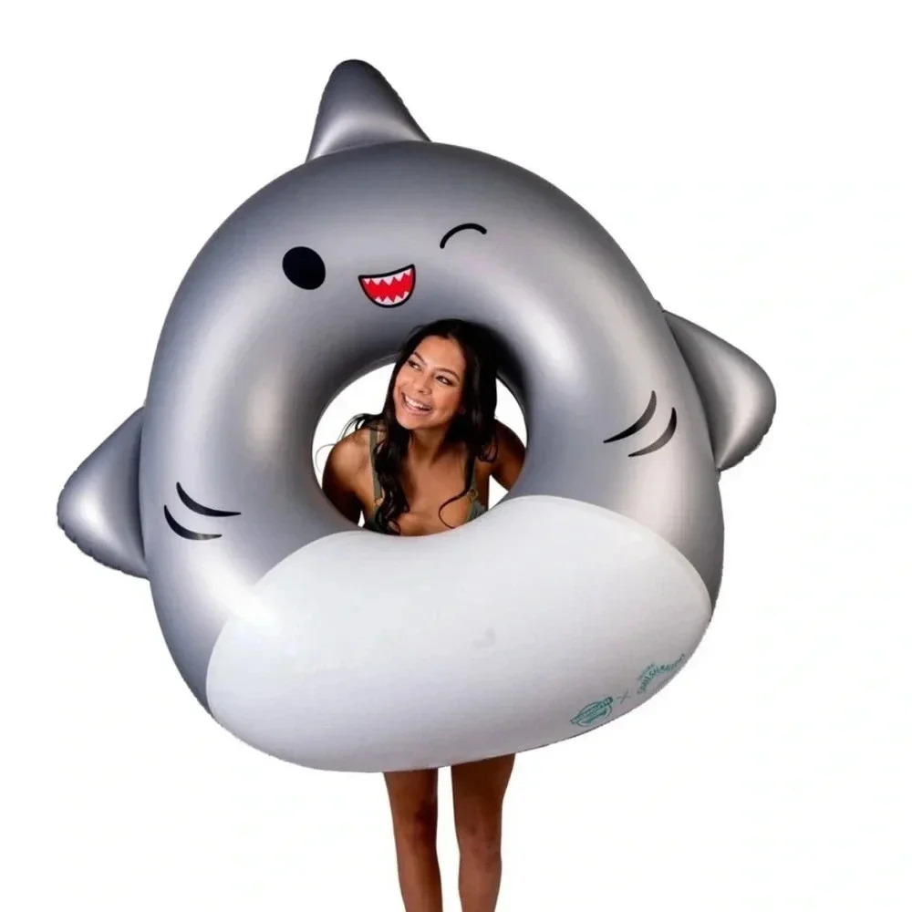 Squishmallow x Bigmouth Gordon the Shark Pool Float - Picture 1 of 3